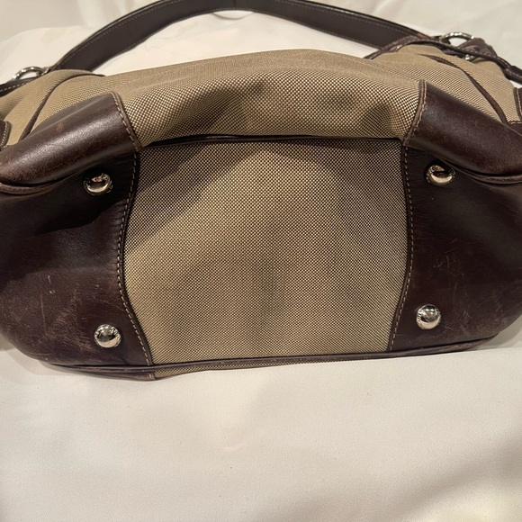 Prada Milano Logo Canvas Shoulder Bag - Picture 5 of 9